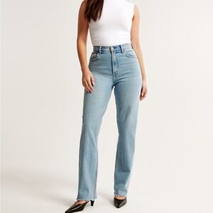 SOLDAbercrombie & Fitch CURVE LOVE AbercrombieUltra High Rise Jeans size 32LONG